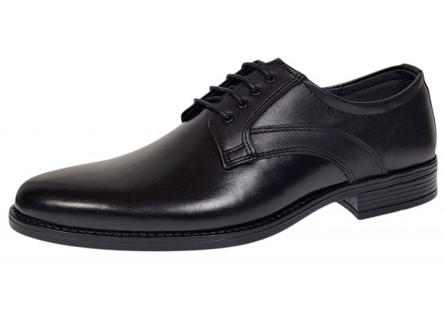 Pantofi barbati eleganti din piele naturala Nikolas Negru GKR232N